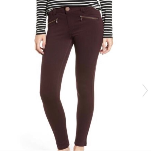 Wit & Wisdom Pants - Wit & Wisdom Ab-solution ponte pants skinny wine